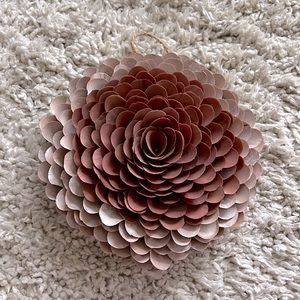 Wooden Accent Flower